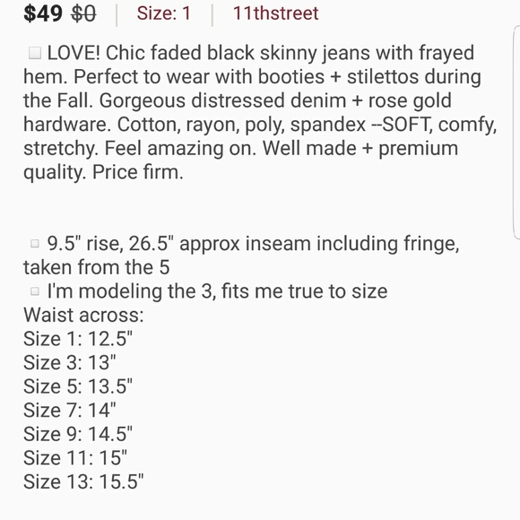 Rose Faded Black Skinny Jeans - Picture 7 of 7